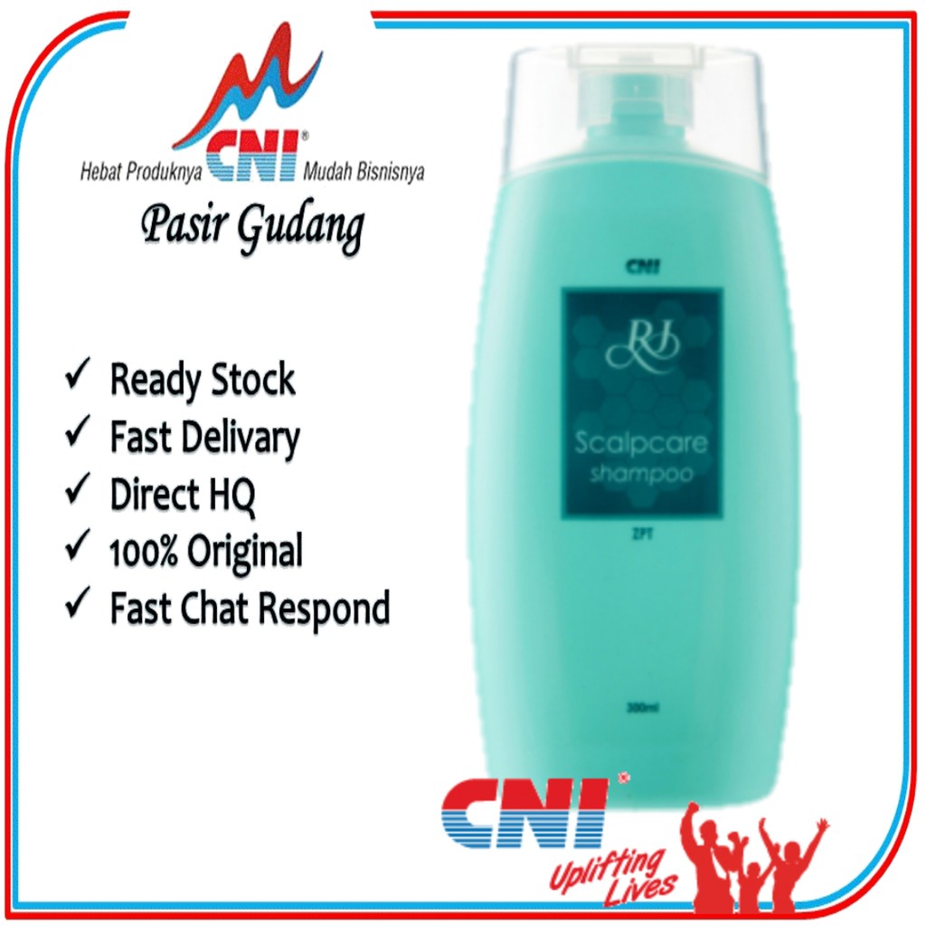 CNI RJ Scalp Care Shampoo (300ml) With ZPT to help relieve the