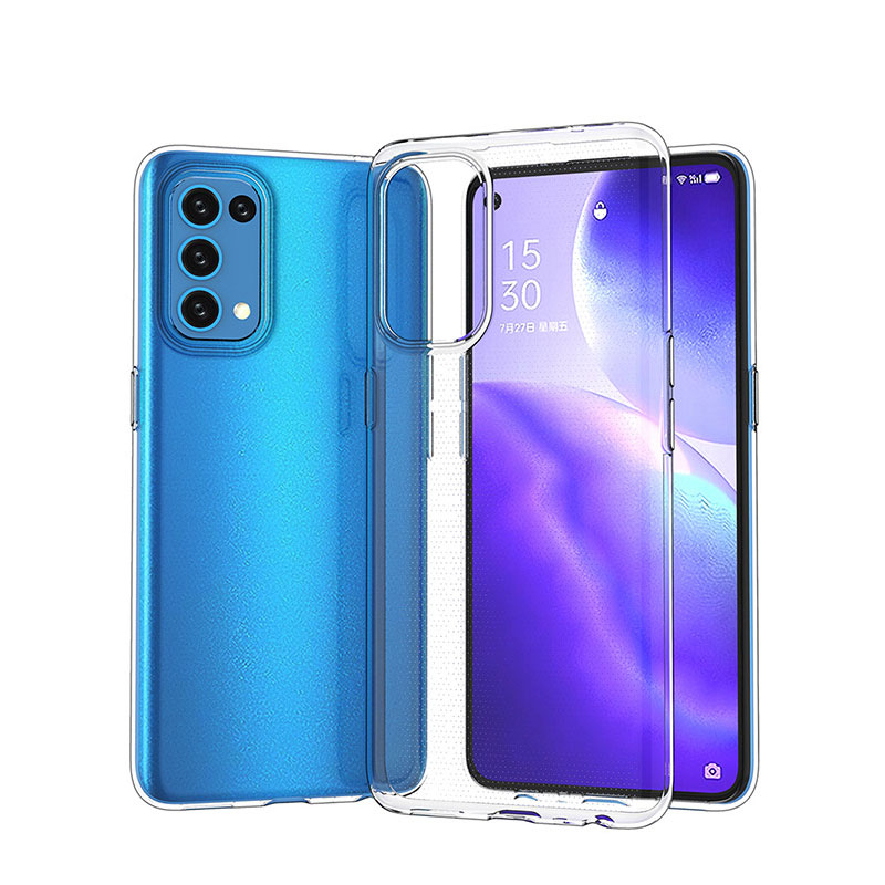DESSEN Cover per Oppo Reno 14F 4G 5G / Reno 14FS 4G 5G - Silicone Custodia Antiurto Protezione Fotocamera Case Sottile e Morbida TPU Bumper Antishock Anti-Impronte, Bianco