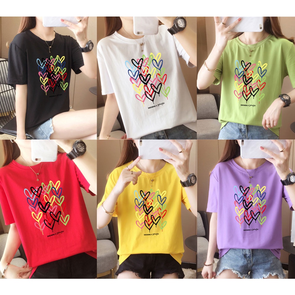 [AMYGO] 2024 Baju t shirt Perempuan Blouse Clothes Tshirt Women Tops ...