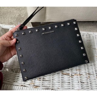 Michael kors black studded deals wristlet