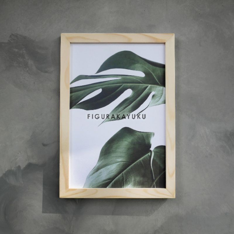 KAYU Wooden Frame 20R 50 x 70 / Figura Foto / Wooden Frame / Dutch Teak ...
