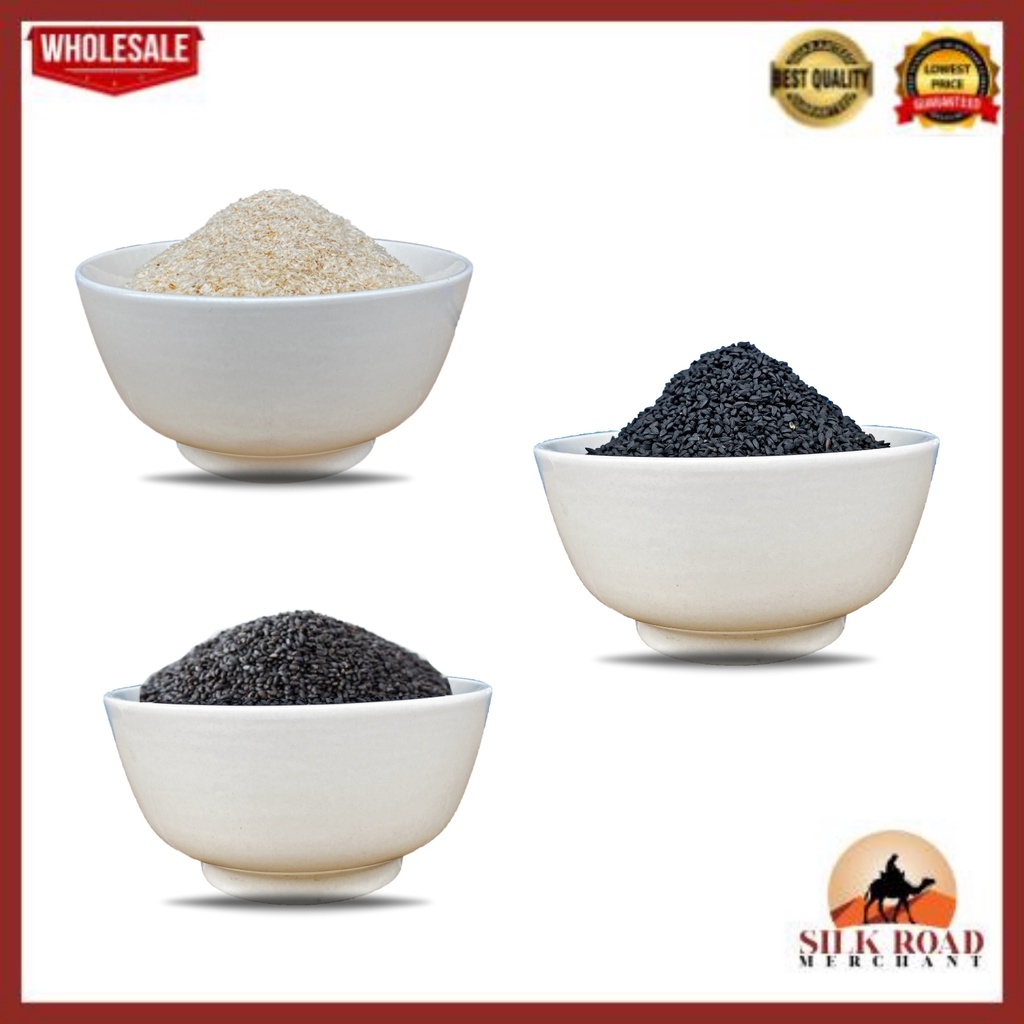 MOITTRY TOKMA DANA BASIL SEEDS BIJI SELASIH BLACK CUMIN SEED