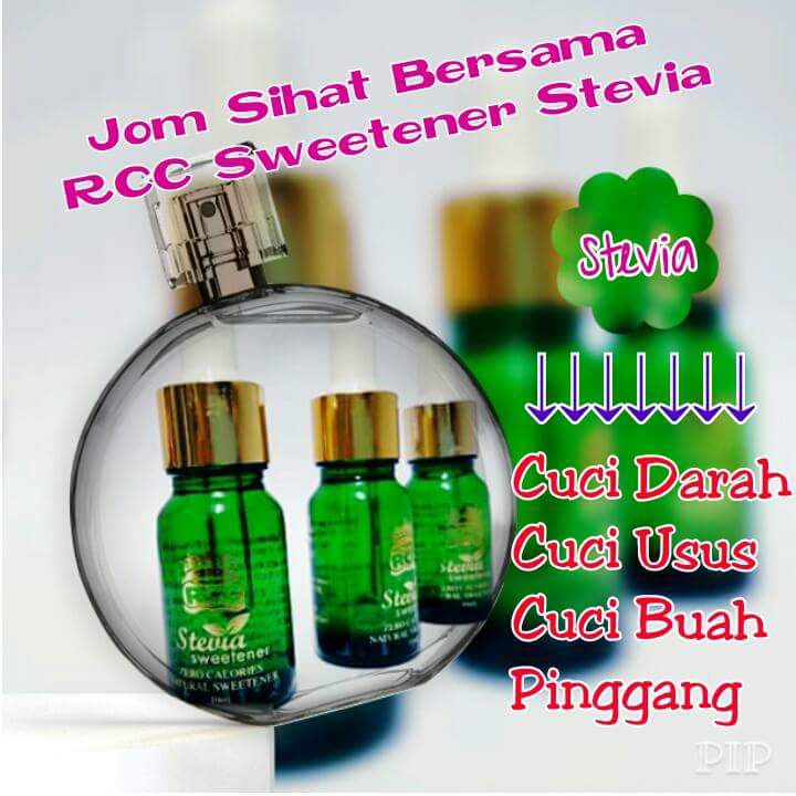 [ORIGINAL] RCC stevia (3botol) | Shopee Malaysia