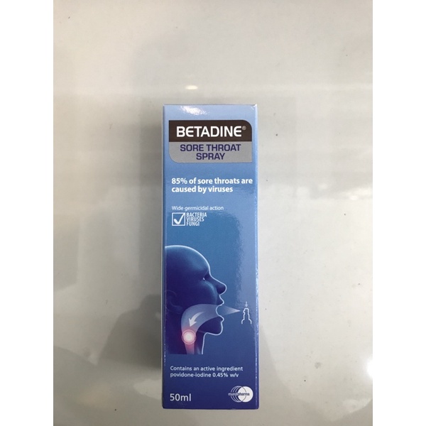 BETADINE SORE THROAT SPRAY 50ML ( SEMBURAN SAKIT TEKAK) (ORAL CARE
