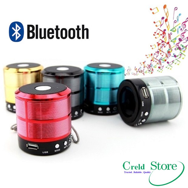WS-887 Wireless Mini Bluetooth Portable Speaker Hand-free TF Card FM ...