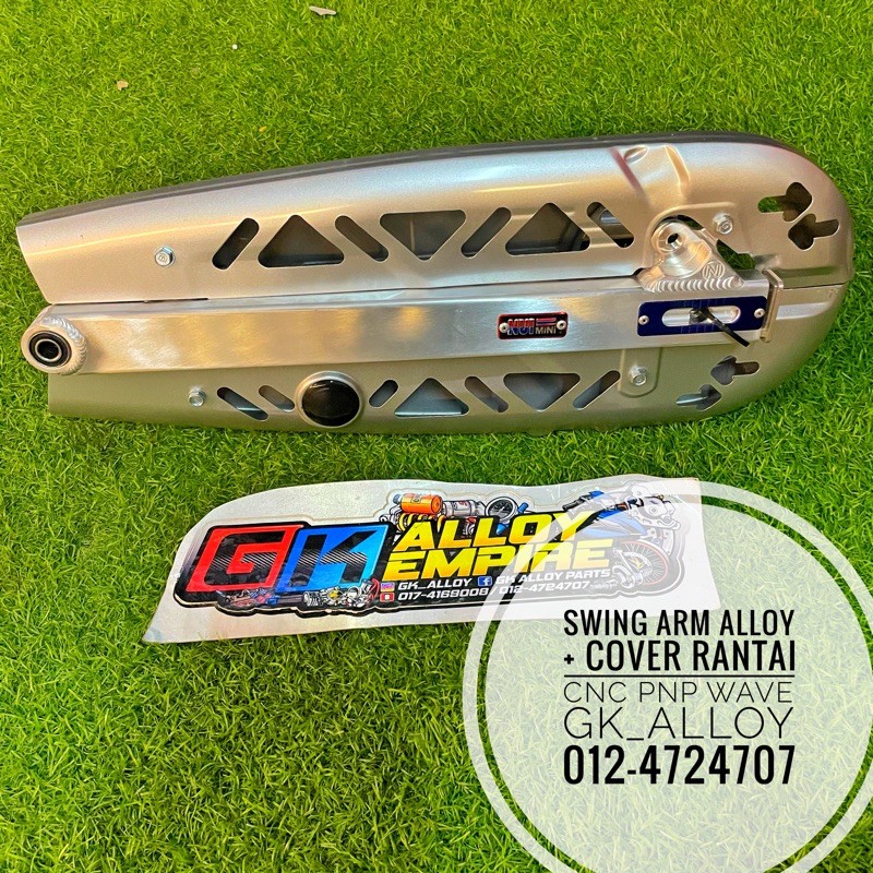 SWING ARM ALLOY NUI + COVER RANTAI CNC PNP SEMUA JENIS WAVE 🇹🇭🇹🇭🇹🇭 ...