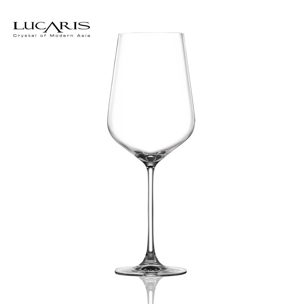 (Set of 2) Lucaris 770ML Hong Kong Hip Bordeaux Lead Free Crystal Wine