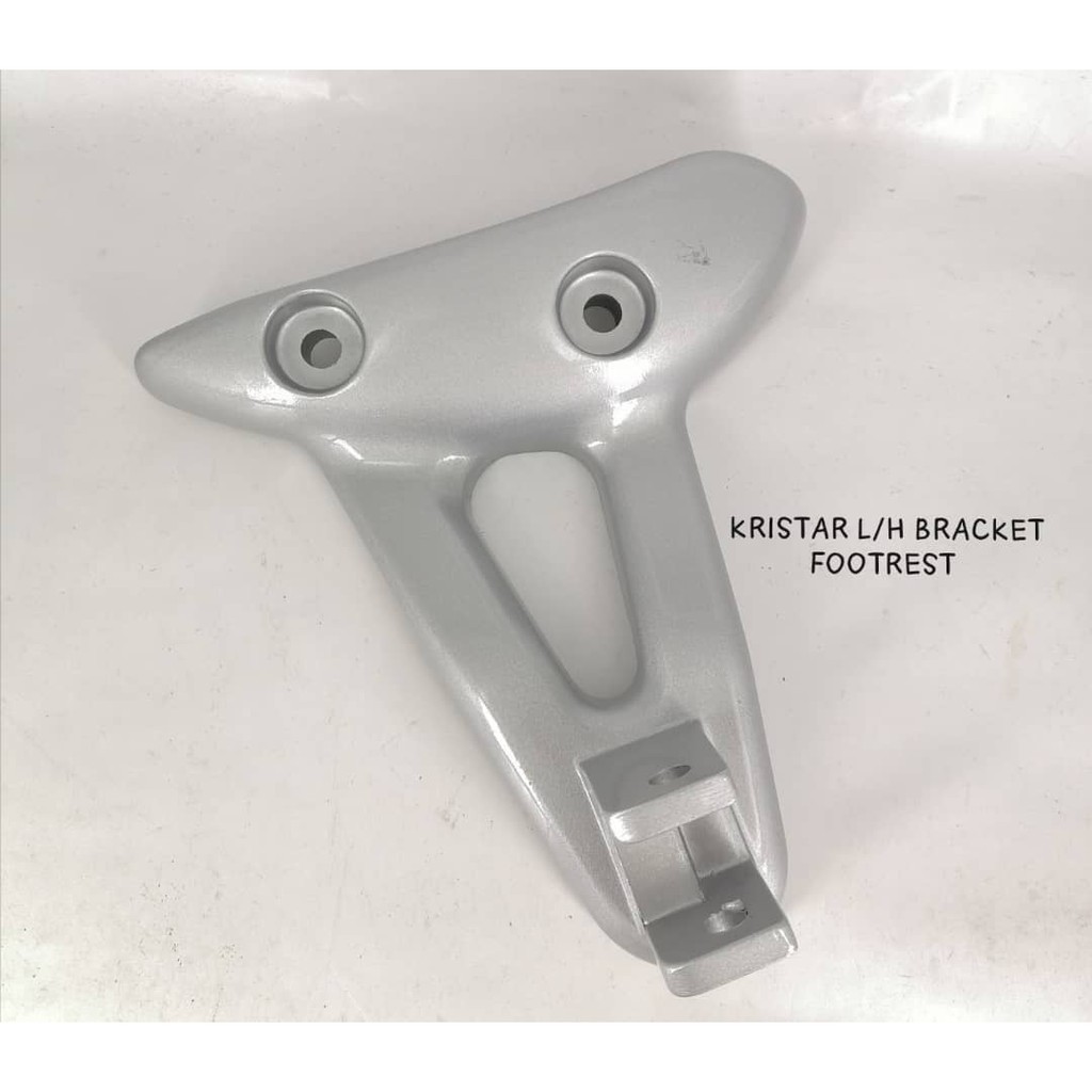 MODENAS KRISTAR (LH/RH) FRONT BRACKET FOOTREST (SILVER) Shopee Malaysia