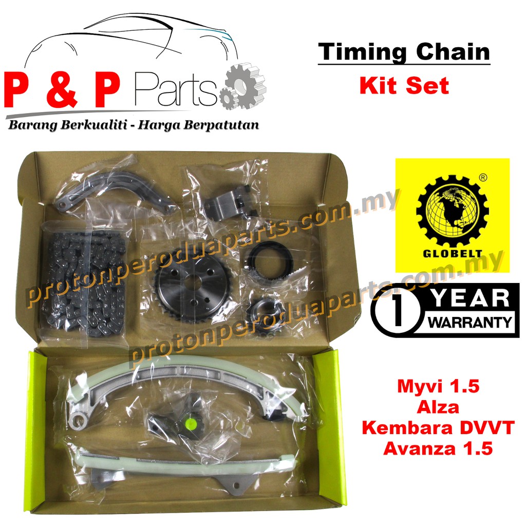 Timing Chain Perodua Myvi 1.5 Alza Kembara DVVT Avanza 1.5 1 Year