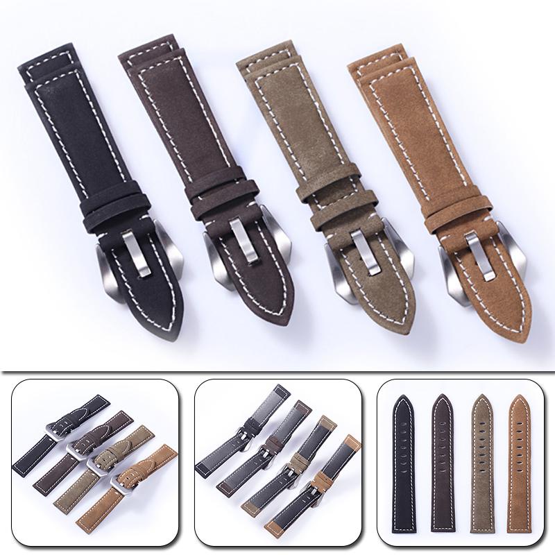 1PC Exquisite Matte Leather Strap For Men Women Watch Band Replacement