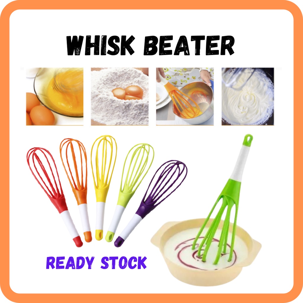 manual plastic egg beater dual purpose