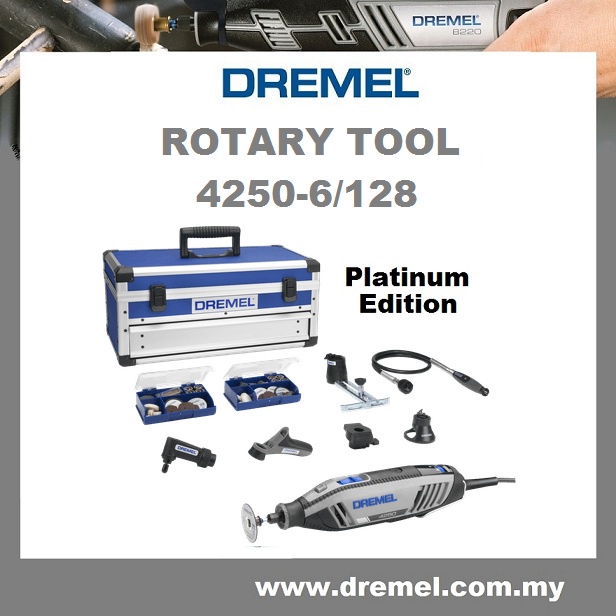 Dremel 4250-6/128 Platinum Kit 4250-6/128 Multi-Tool Platinum Kit