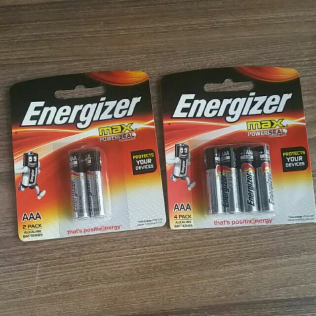 Energizer Max +Power Seal Aaa (2 Pcs/4 Pcs) | Shopee Malaysia