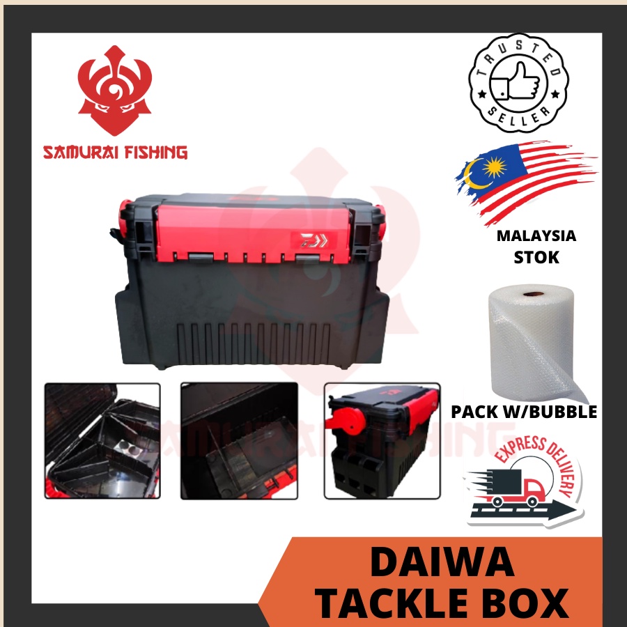 Daiwa Fishing Tackle Box Fishing Box Lure Boxx Rod Racking Box Bekas Ikan  Kotak Umpan Daiwa Fishing Accessories