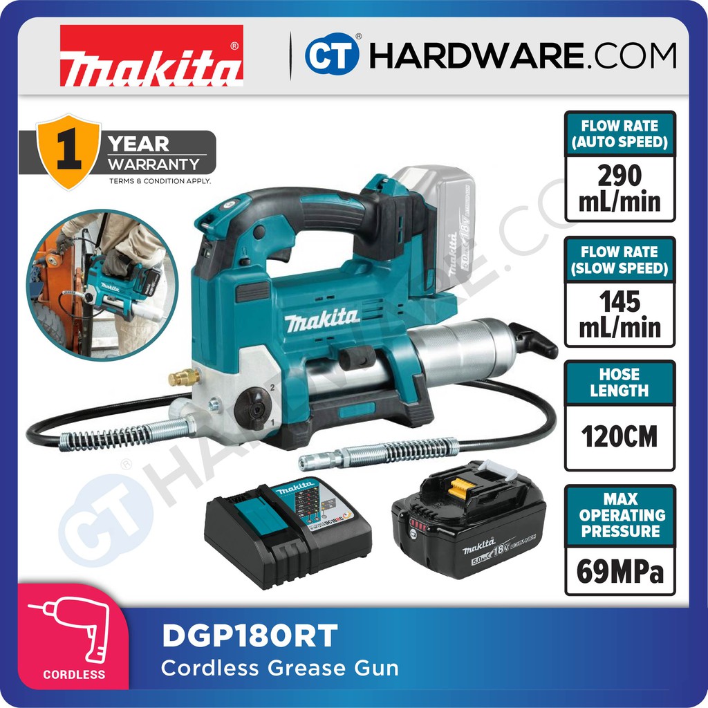 Makita battery best sale powered grease gun