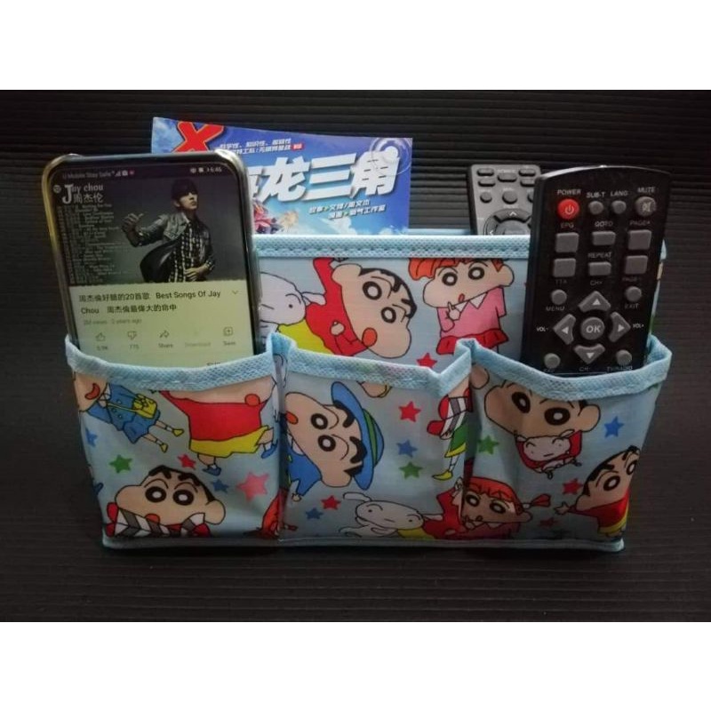 Crayon shinchan remote control desk storage box 蜡笔小新桌面收纳盒 | Shopee Malaysia