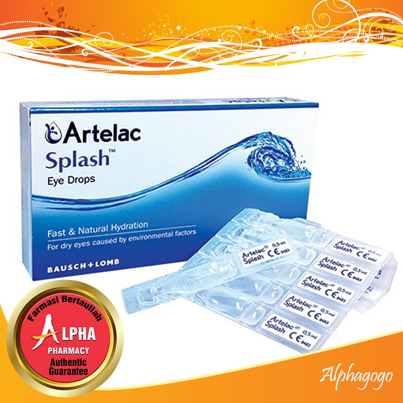 Bausch & Lomb Artelac Splash Eye Drops (30 X 0.5ml) | Shopee Malaysia