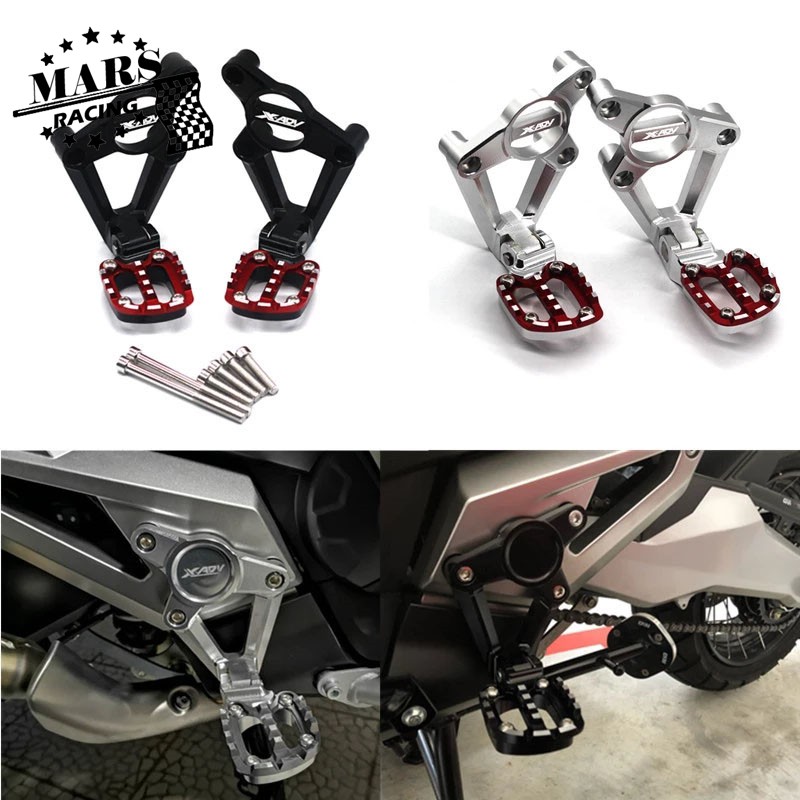 Motorcycle Rear Foot Motorcycle CNC Rear Footrest Foot Pegs Pedal ...
