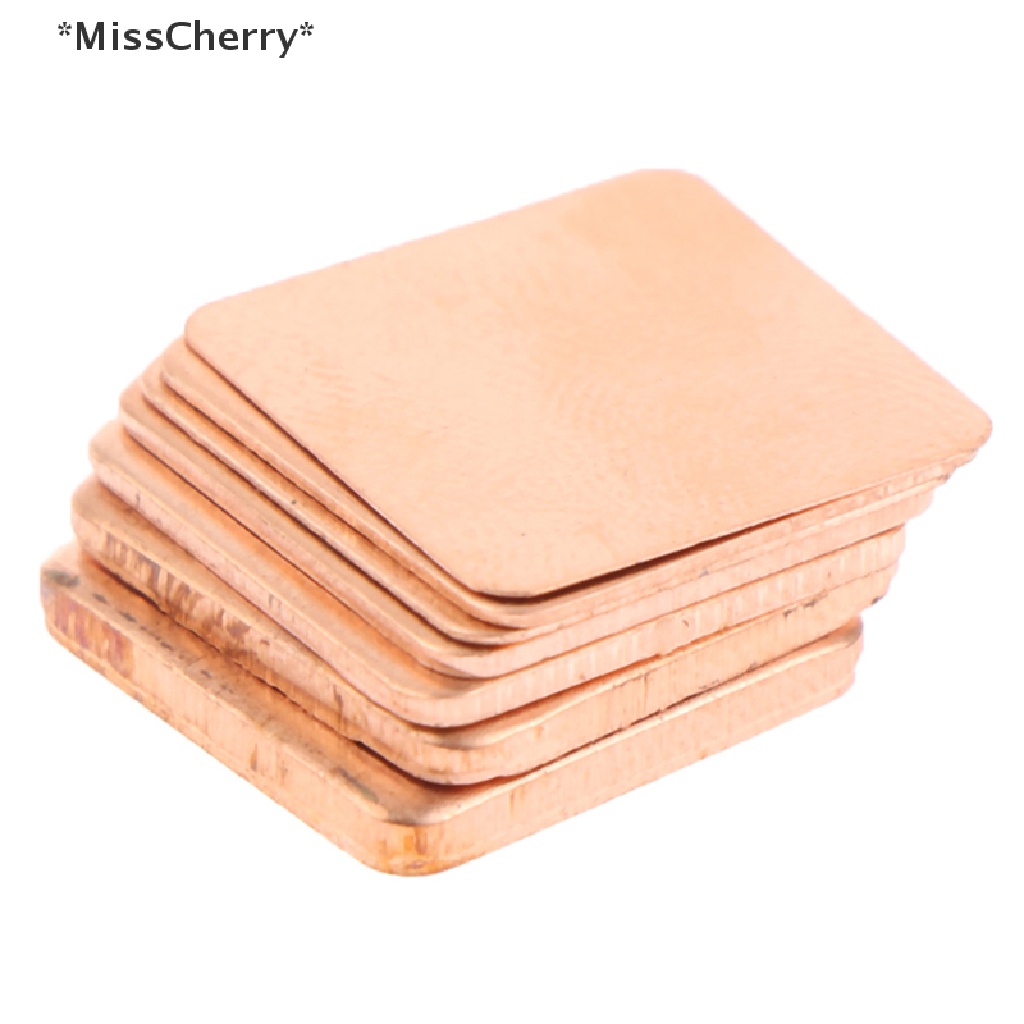 [[MissCherry]] 10pcs Thermal Pads 15x15mm Copper GPU Thermal Pads