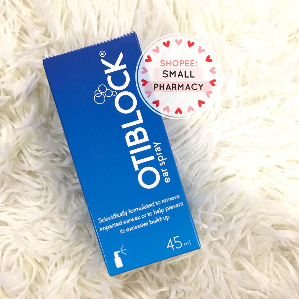 Otiblock ear spray to remove ear wax & prevent ear wax excessive build ...