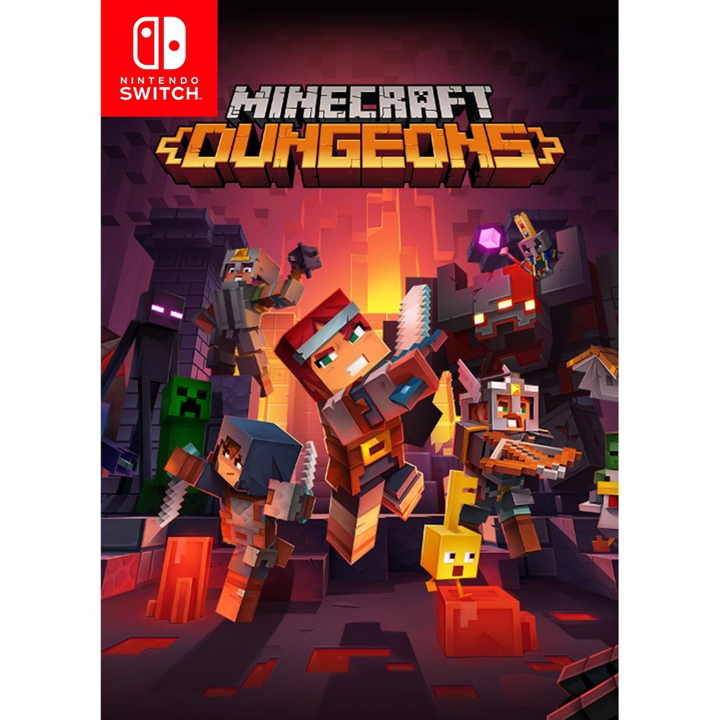 Minecraft dungeons on sale switch physical