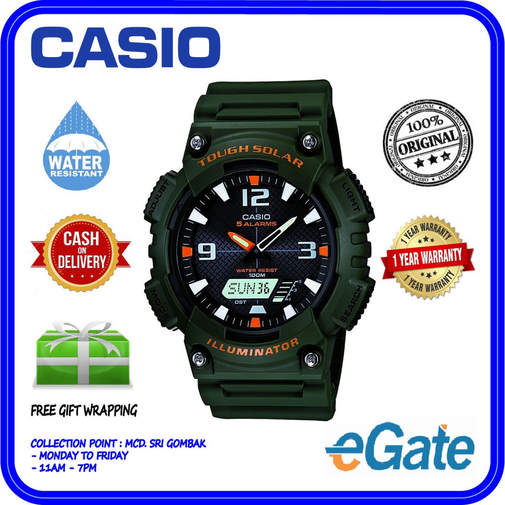 18 Mm, Armeegrün B) Gummi-Uhrenarmband Für Casio Aq-s810w/s800w Ae