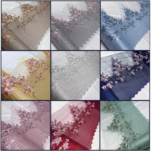 Kain Renda Border Baju Lace ( Harga utk 0.5m per quantity ) | Shopee ...