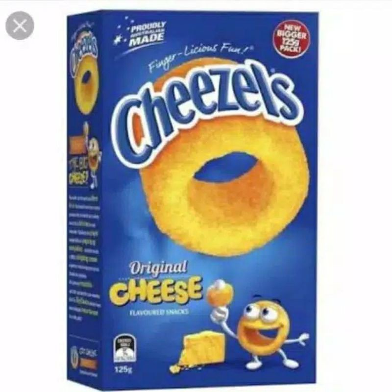 Big Box 125g Australia Cheezels Original Ring Cheese Snack 125 Gram ...