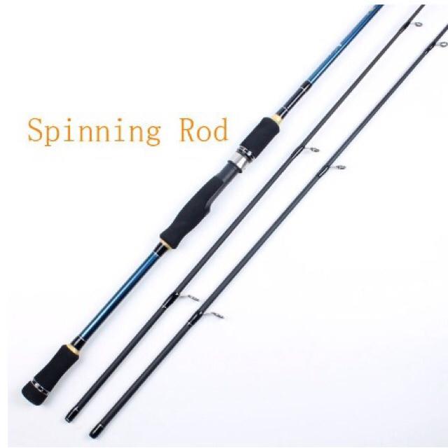 Fishing Rod Fishing Rod Fuji Guide Rings 2.1M 8ft Spinning Casting Rod  Carbon M Power 2 Section Medium Fast Speed ​​Casting 240cm MH Fishing Rod  (Size : Casting 240cm M) : 