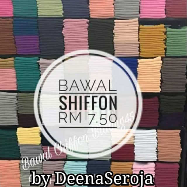 Borong?Borong!!Bawal Chiffon | Shopee Malaysia