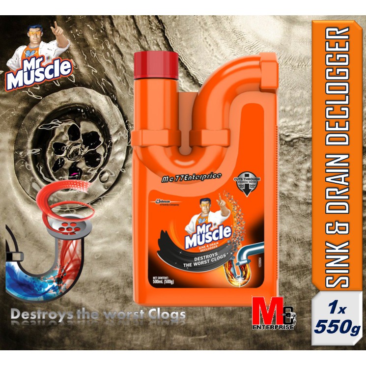 Mr Muscle Sink & Drain Declogger (500ml) Shopee Malaysia