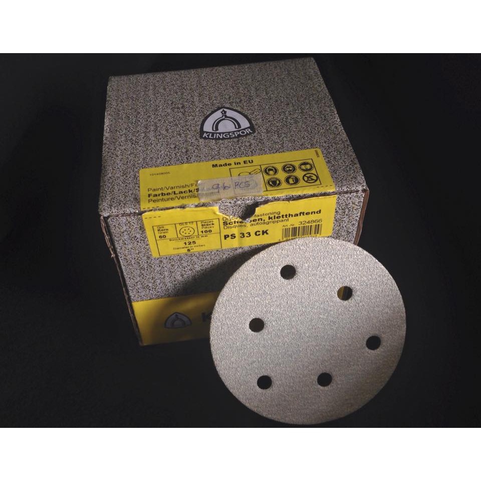Klingspor PS 33 CK SelfFastening Primer/Paint/Varnish/Wood Sanding