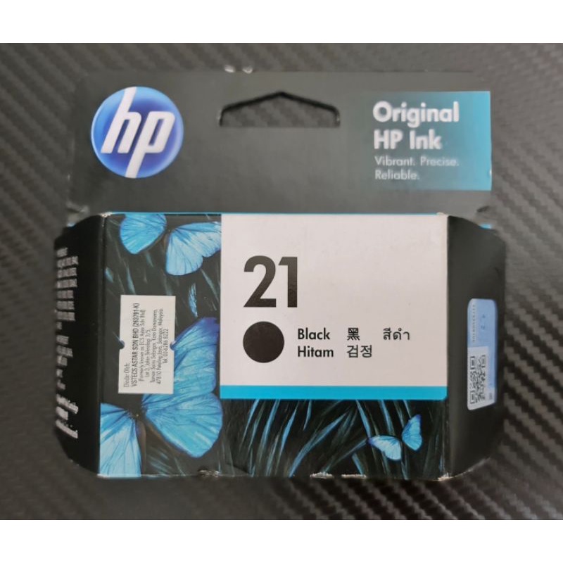 HP 100% ORIGINAL INK 21 BLACK AND 22 COLOUR INK CARTRIDGE | Shopee Malaysia
