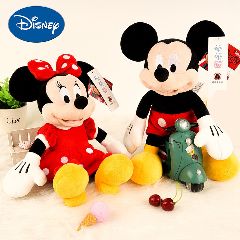 100 Original Disney Stuffed Animals Plush Toy Mickey Minnie Mouse