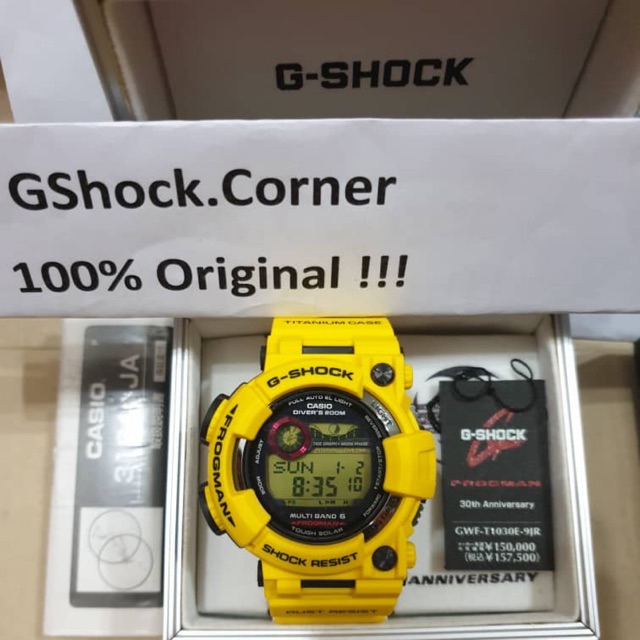 G shock best sale frogman titanium