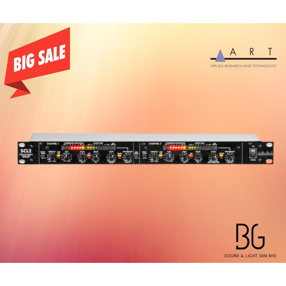 ART SCL2 Dual / Stereo Compressor / Limiter Expander / Gate Shopee