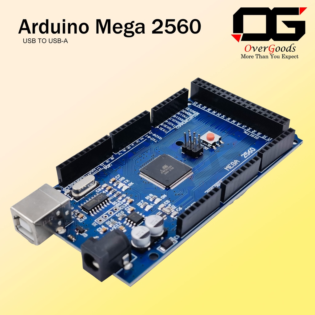 Arduino Mega 2560 Rev3 ATMEGA16U2 (Compatible) CH340G School Basic ...