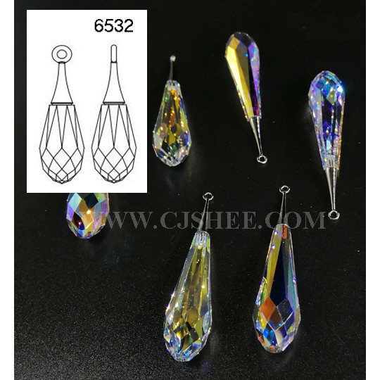 6532 SW Crystal Pure Drop Pendant 44mm | Shopee Malaysia