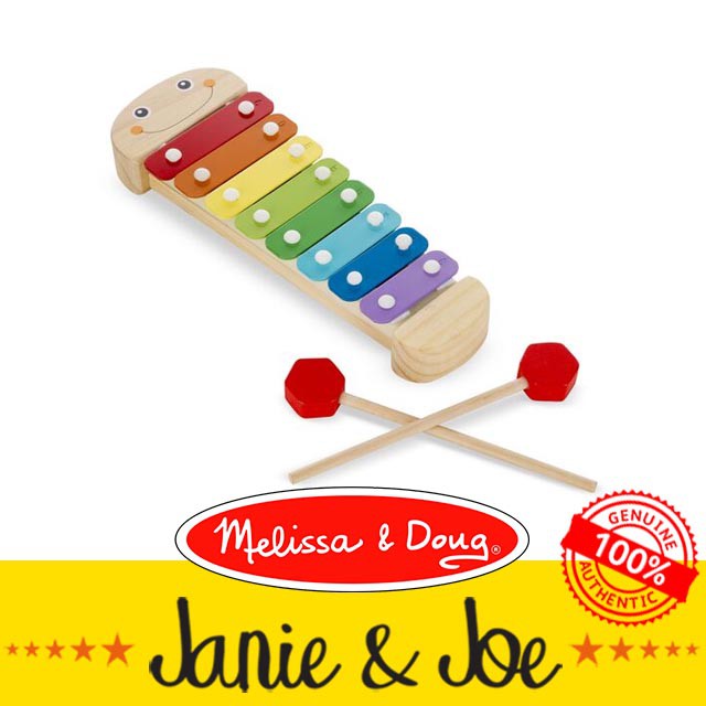 Melissa Doug Caterpillar Xylophone Age 3 Wooden Toy Musical Instruments Music Toddler Toy Shopee Malaysia