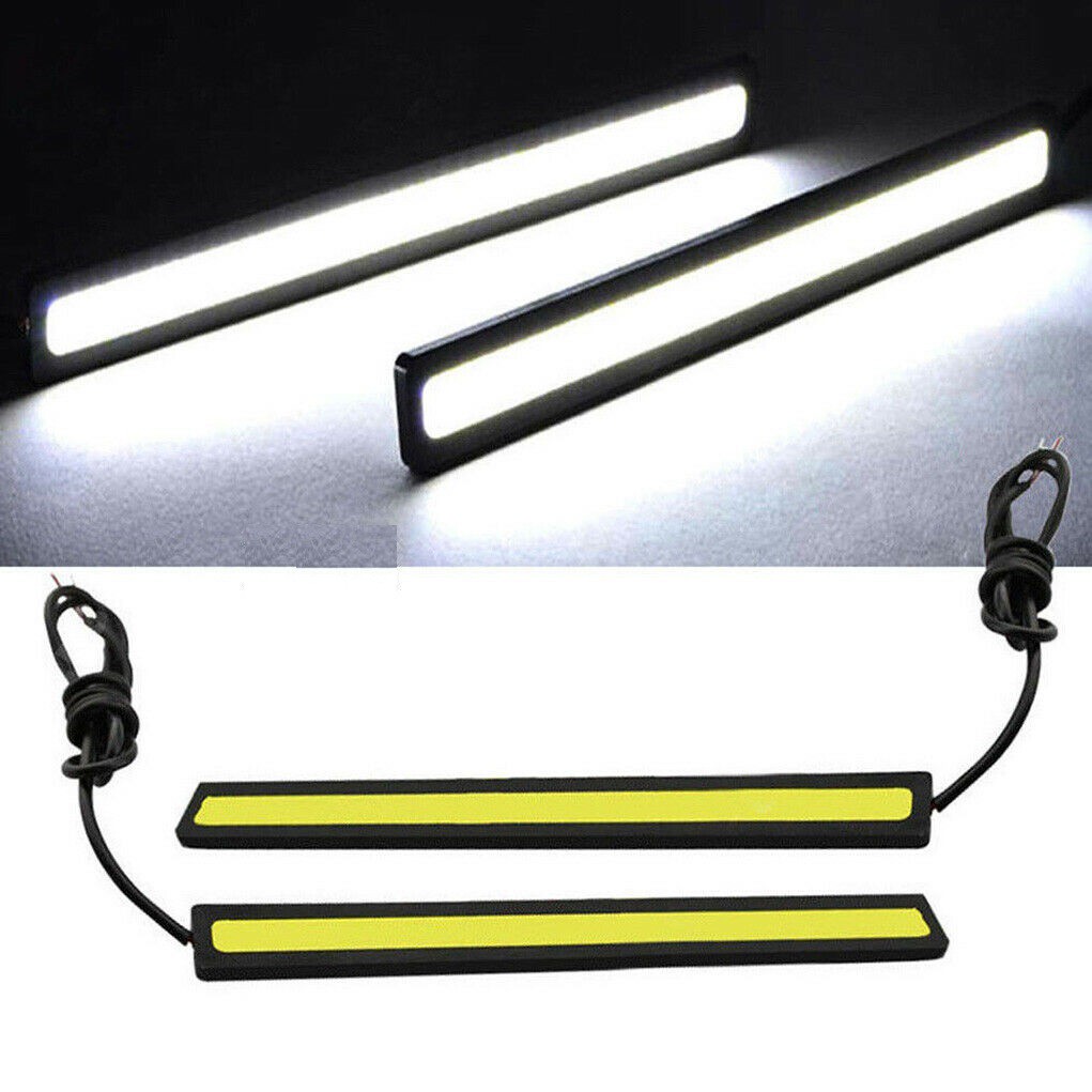 Cob LED DRL Lights 17cm Plasma Universal Strip Lamp Motorcycle ...