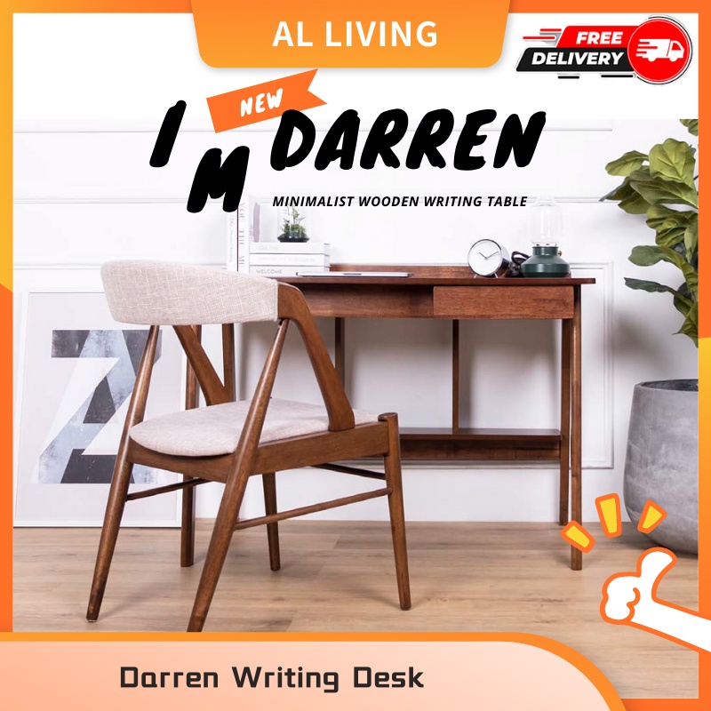 DARREN STUDY DESK / WRITING TABLE /COMPUTER TABLE / MEJA MENULIS ...