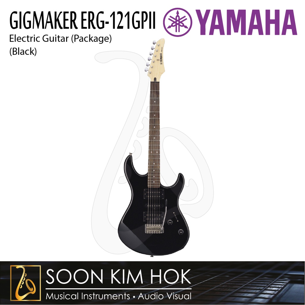 YAMAHA GIGMAKER ERG121GPII Electric Guitar (Package) (Black) (ERG121GPII) Shopee Malaysia