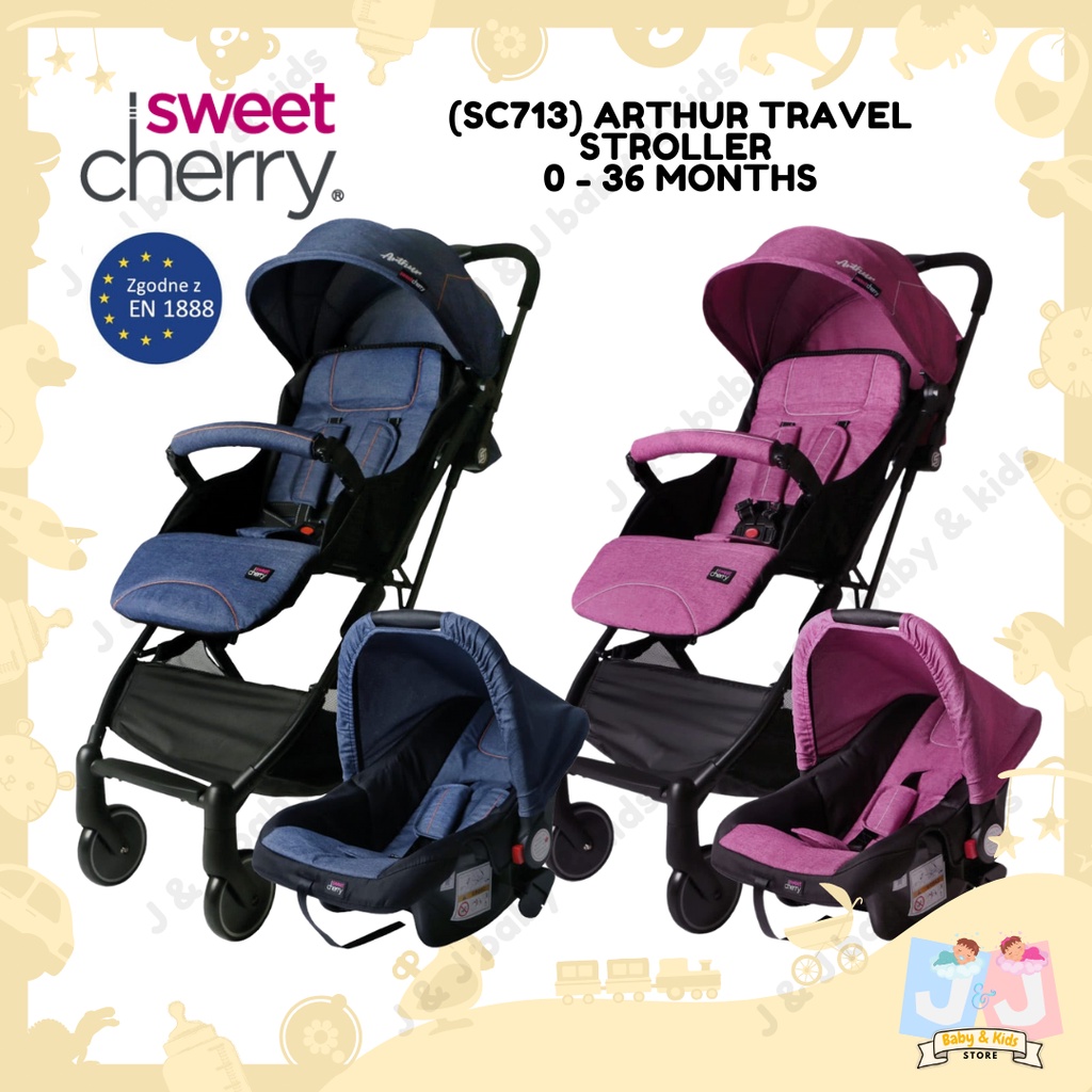 Sweet cherry shop travel stroller