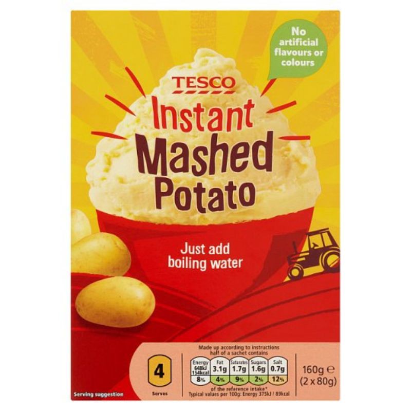 Mashed potato powder tesco sale