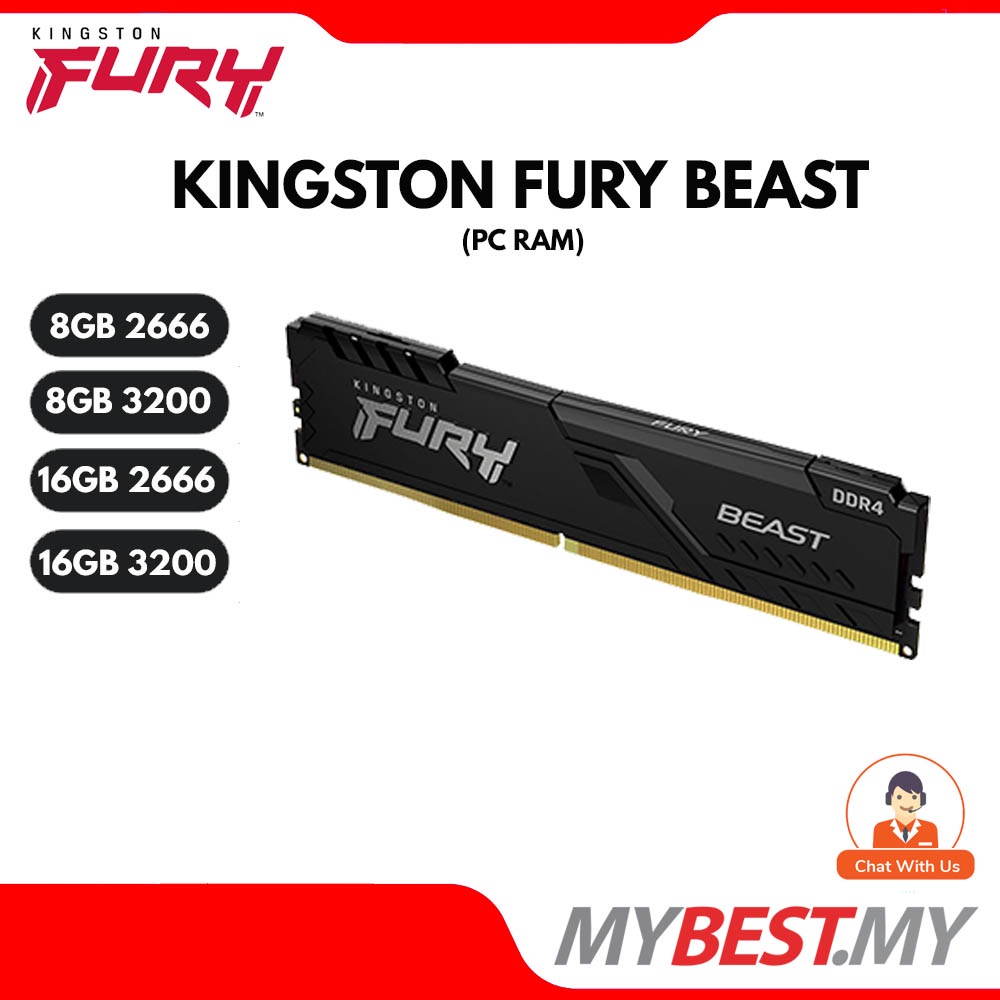 Kingston FURY Beast DDR4 2666MHz 8GB