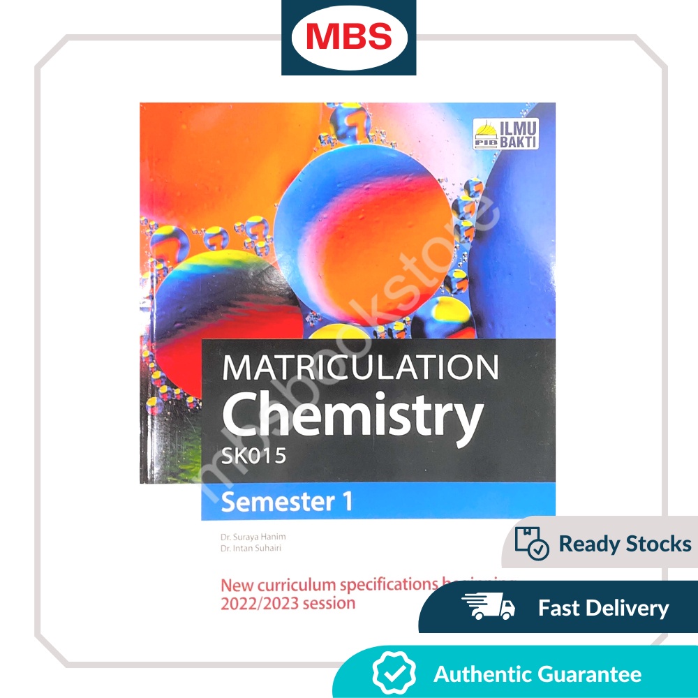 assignment chemistry matriculation sem 1 sk015