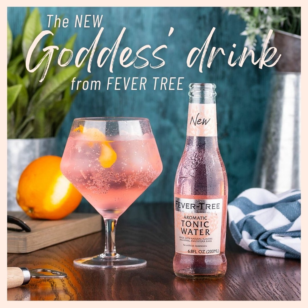 Instagrammable pinkish drink Fever Tree Aromatic Tonic Water 200ml Shopee Malaysia