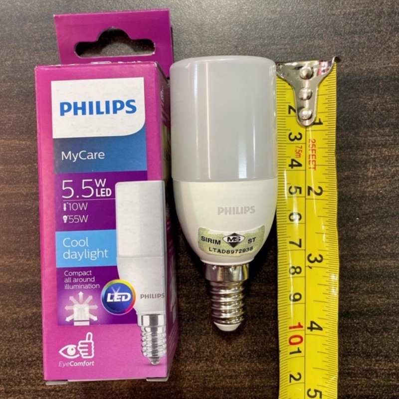 PHILIPS E27/E14~5.5W/7.5W/9.5W/11W LED STICK BULB | Shopee Malaysia