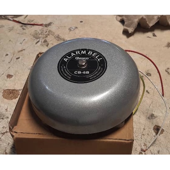 Camsco Plasma 6 inches eletric bell ring bell CB6B alarm bell loceng