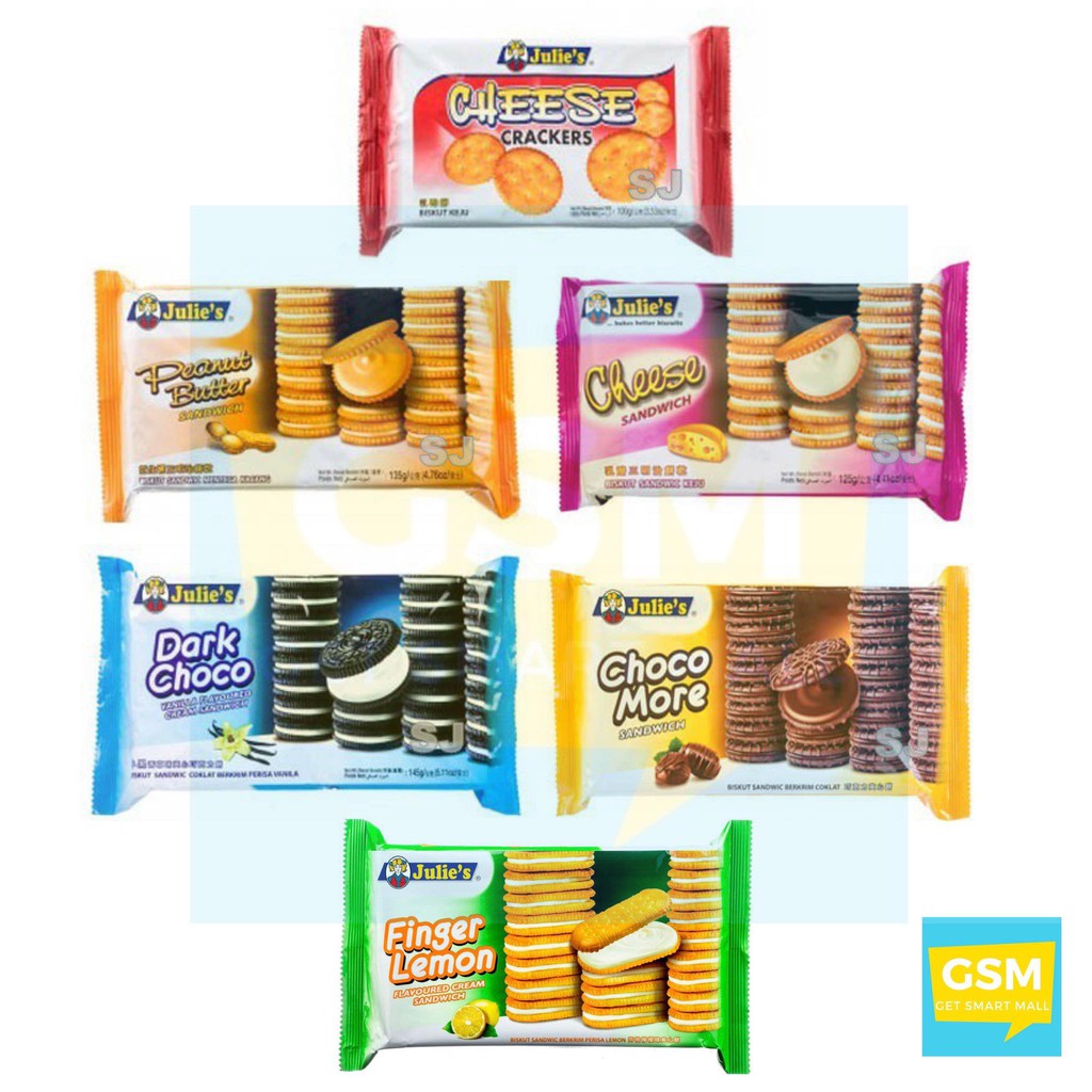 Julie's Biscuits (Assorted Flavours) | Shopee Malaysia